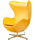 Fotel w stylu Egg Velvet