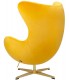 Fotel w stylu Egg Velvet