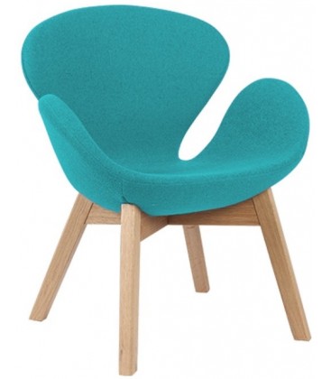 Krzesło tapicerowane w stylu Swan