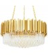 Lampa wisząca glamour IMPERIAL GOLD 80 cm / 60 cm