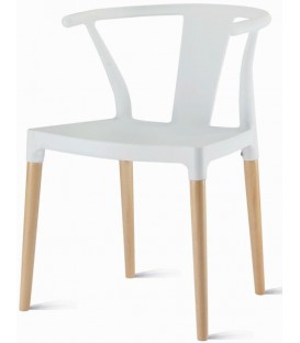 Krzesło Wishbone tworzywo