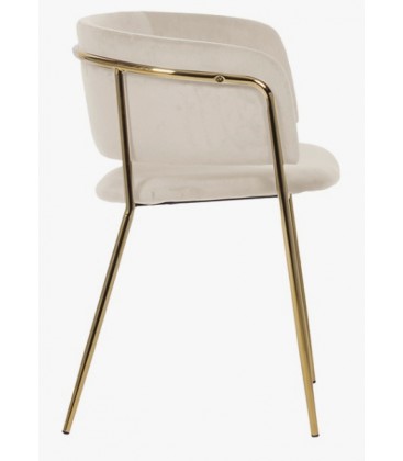 Krzesło welurowe Evia Gold