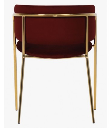 Krzesło welurowe Evia Gold