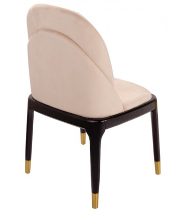 Krzesło tapicerowane welurowe FIGARO SLIM