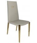 Krzesło tapicerowane skórzane GRADO