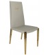 Krzesło tapicerowane skórzane GRADO