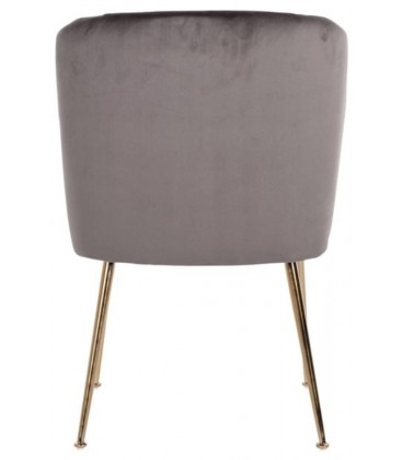 Krzesło tapicerowane welurowe CANNON RICHMOND