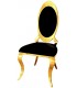 Krzesło welur Royal Gold