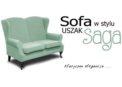 Sofa Saga w stylu Uszak